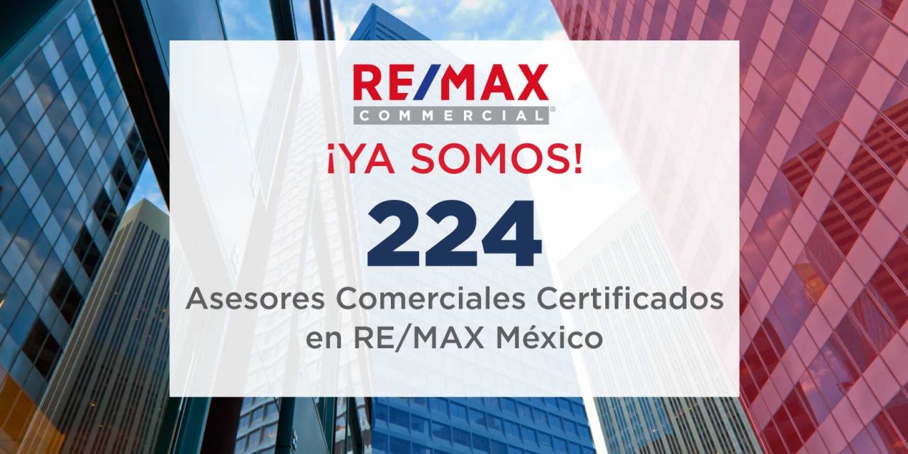 Nuevos Asesores Certificados en Inmuebles Comerciales en RE/MAX México