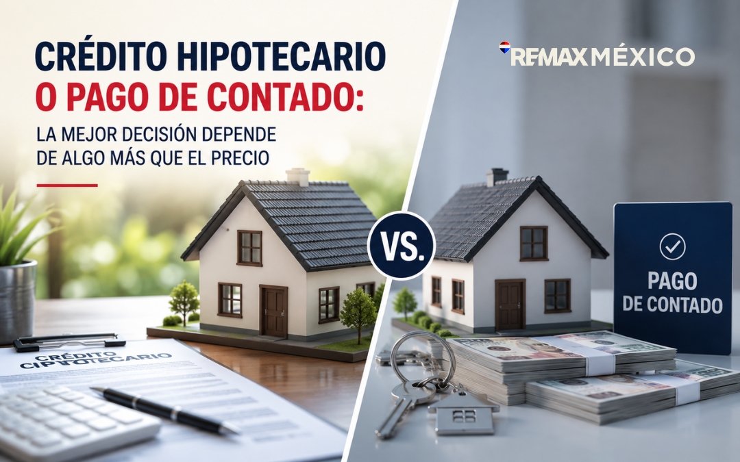¿Crédito hipotecario o pago de contado? La mejor decisión depende de algo más que el precio