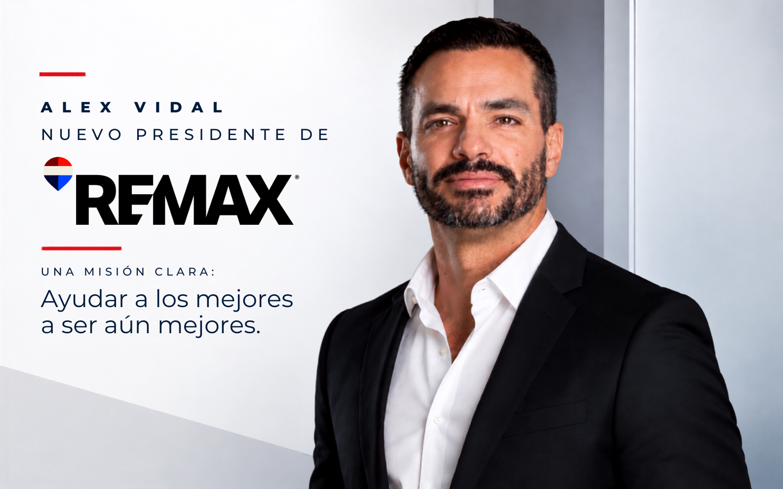 Alex Vidal asume la Presidencia de REMAX con una misión: ayudar a los mejores a ser aún mejores
