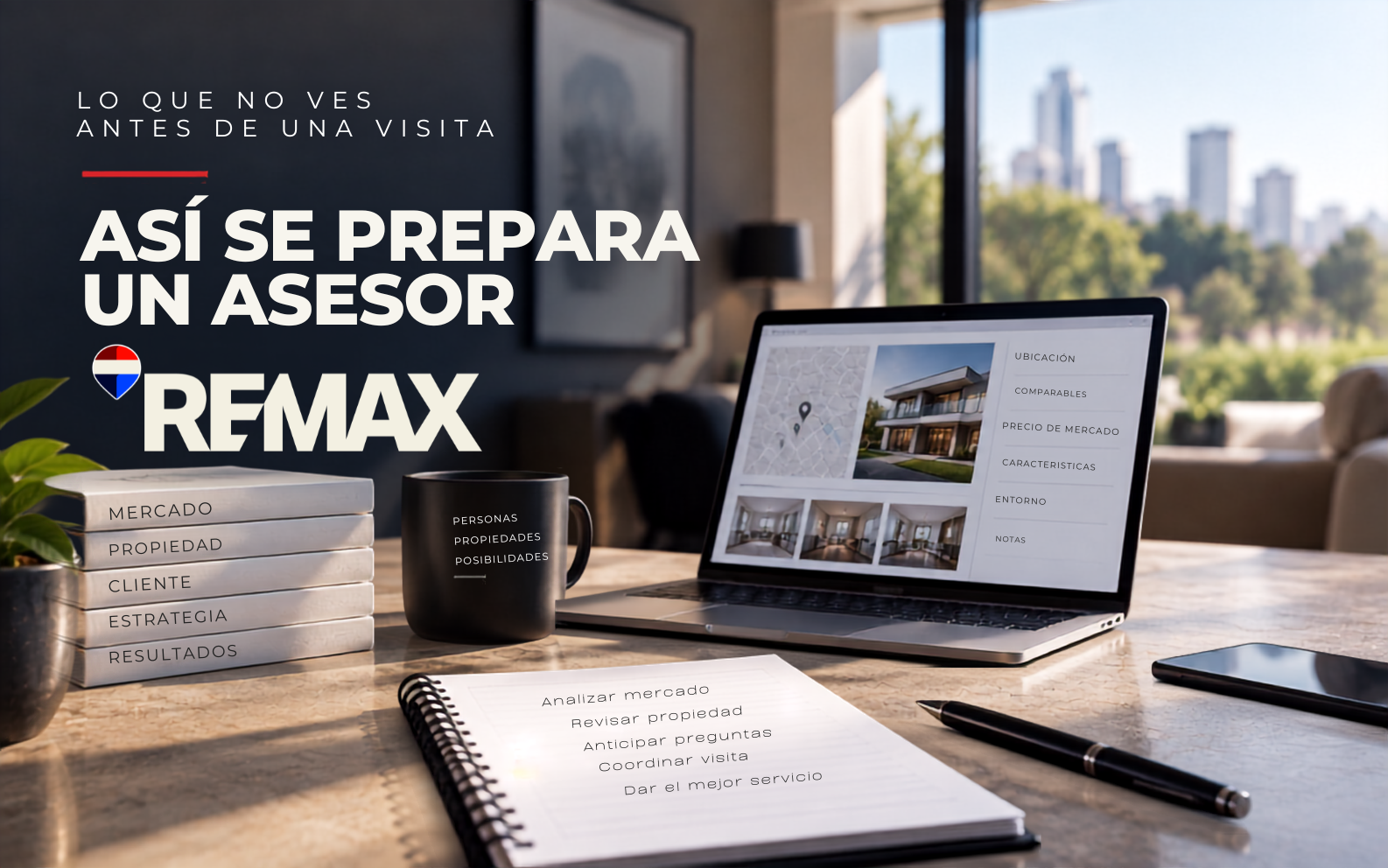 Lo que no ves antes de una visita: así se prepara un asesor REMAX