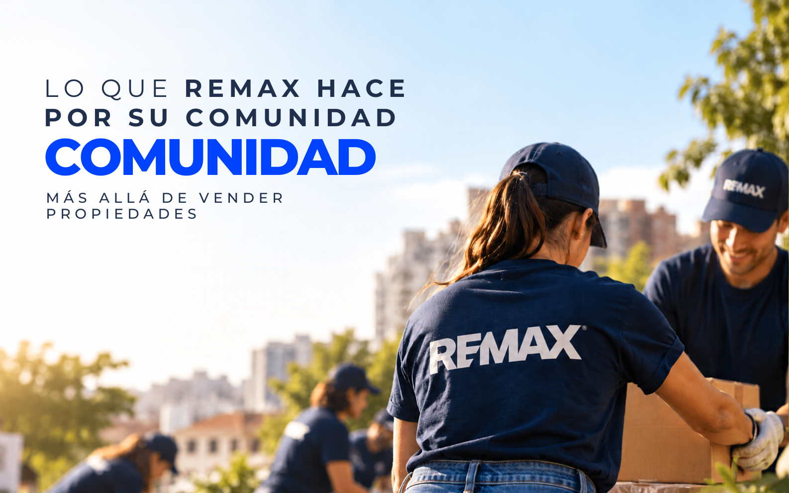 Más allá de vender propiedades: lo que REMAX hace por las comunidades donde está presente